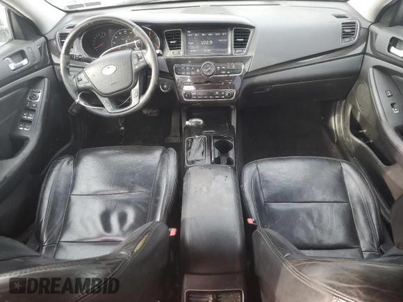 2014 Kia Cadenza Premium with VIN KNALN4D74E5128214, listed as a Copart auction lot 87692675 with 159,014 mi miles and Salvage Title. Bid and sale history available at carsss.com. Image 8.