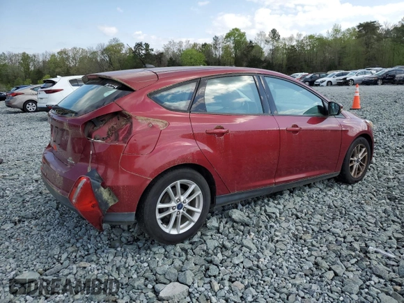 2015 Ford Focus SE with VIN 1FADP3K23FL381854, listed as a Copart auction lot 52241725 with 196,263 mi miles and Clean Title. Bid and sale history available at carsss.com. Image 3.