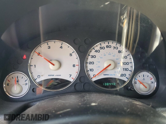 2002 Jeep Liberty Limited with VIN 1J4GL58K62W107105, listed as a Copart auction lot 60105345 with 138,442 mi miles and Clean title. Bid and sale history available at DreamBid. Image 9.