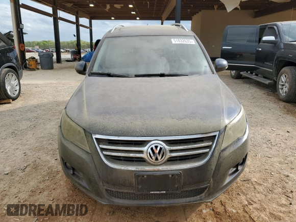 2011 Volkswagen Tiguan S with VIN WVGAV7AX0BW558615, listed as a Copart auction lot 51832635 with Not provided miles and Clean title. Bid and sale history available at DreamBid. Image 5.