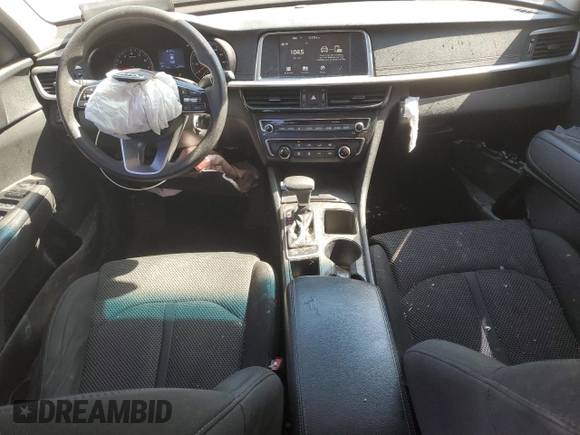 2019 Kia Optima LX with VIN 5XXGT4L33KG277679, listed as a Copart auction lot 48365435 with 124,878 mi miles and Salvage Title. Bid and sale history available at carsss.com. Image 8.