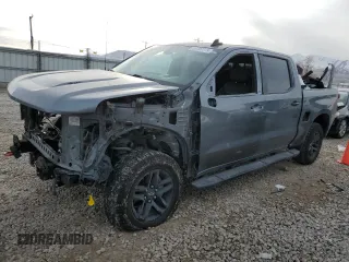 2021 Chevrolet Silverado 1500 LT Trail Boss with VIN 1GCPYFEL6MZ260014, listed as a Copart auction lot 84107774 with Not Provided miles and Salvage Title. Bid and sale history available at DreamBid. Image 1.