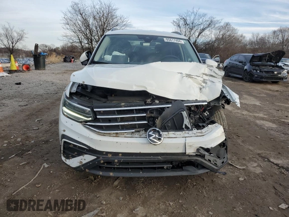 2023 Volkswagen Tiguan S with VIN 3VVRB7AX3PM016983, listed as a Copart auction lot 85617494 with 35,500 mi miles and Salvage title. Bid and sale history available at DreamBid. Image 5.