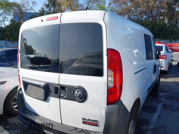 2020 Ram ProMaster City Cargo Van Tradesman with VIN ZFBHRFAB7L6S00972, listed as a IAAI auction lot 41792290 with 105,113 mi miles. Bid and sale history available at carsss.com. Image 4.