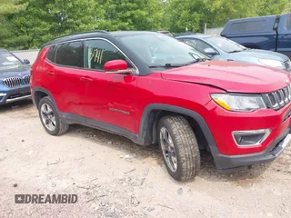 2020 Jeep Compass Limited z VIN 3C4NJDCB3LT142292, wystawiony jako IAAI lot #42393741 z przebiegiem 83 434 mil mil oraz . Historia ofert i sprzedaży dostępna na DreamBid. Obrazek 1.