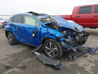 2020 Lexus NX with VIN JTJGJRDZ3L2136153, listed as a IAAI auction lot 41098168 with 1 mi miles. Bid and sale history available at carsss.com. Image 1.