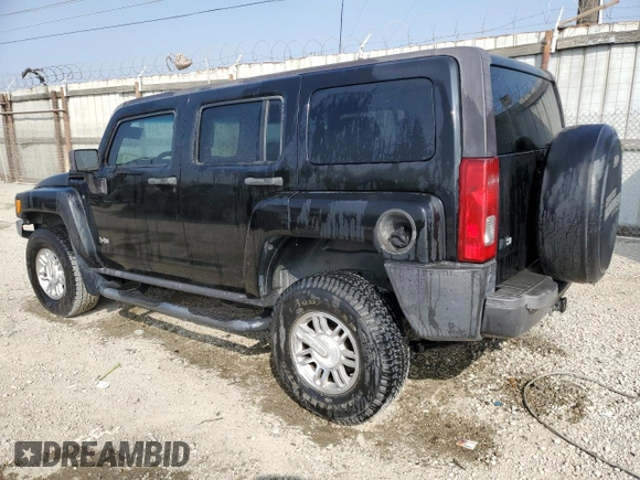 2006 Hummer H3 with VIN 5GTDN136868292881, listed as a Copart auction lot 76353734 with 156,672 mi miles and Clean Title. Bid and sale history available at carsss.com. Image 2.