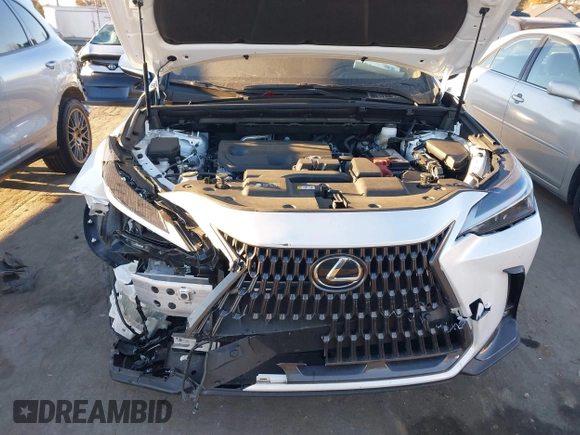 2024 Lexus NX 250 Premium with VIN JTJGDCAZ0R5021297, listed as a IAAI auction lot 40973448 with 6,601 mi miles and . Bid and sale history available at DreamBid. Image 10.