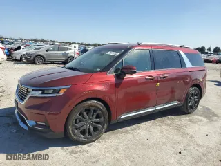 2022 Kia Carnival SX with VIN KNDNE5H32N6067285, listed as a Copart auction lot 75514734 with 103,473 mi miles and Salvage Title. Bid and sale history available at carsss.com. Image 1.