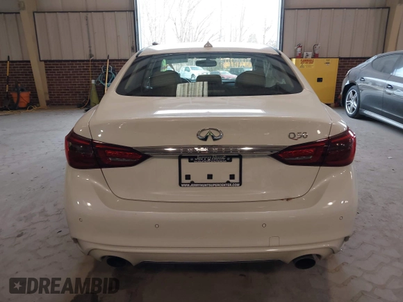 2021 Infiniti Q50 Luxe with VIN JN1EV7BP5MM706912, listed as a IAAI auction lot 41419631 with 40,233 mi miles and . Bid and sale history available at carsss.com. Image 17.