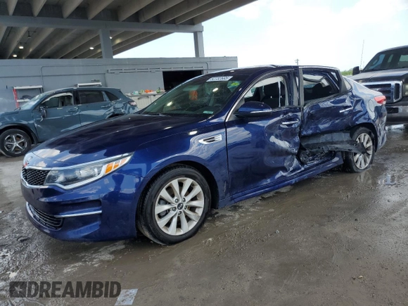 2018 Kia Optima LX with VIN 5XXGT4L33JG263649, listed as a Copart auction lot 52732685 with 110,390 mi miles and Salvage Title. Bid and sale history available at carsss.com. Image 1.