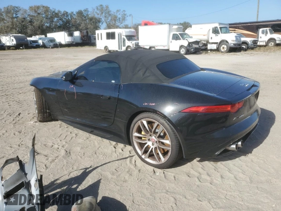 2017 Jaguar F-Type R with VIN SAJWJ6HL7HMK40161, listed as a Copart auction lot 73272424 with Not Provided miles and Salvage Title. Bid and sale history available at DreamBid. Image 2.