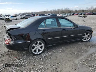 2007 Mercedes-Benz C 2.5L Sport with VIN WDBRF52H67F932666, listed as a Copart auction lot 46183785 with 196,832 mi miles and Salvage Title. Bid and sale history available at carsss.com. Image 3.