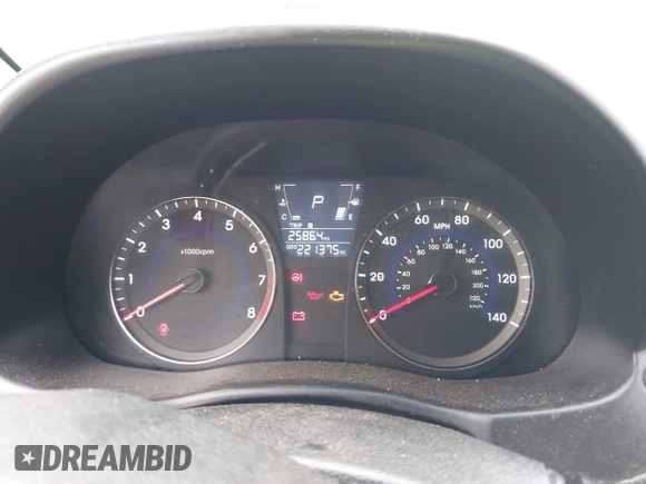 2014 Hyundai Accent GS with VIN KMHCT5AE6EU157393, listed as a IAAI auction lot 42188160 with 221,375 mi miles and . Bid and sale history available at DreamBid. Image 7.