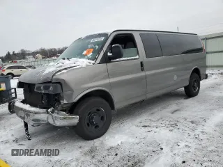 2007 Chevrolet Express Passenger z VIN 1GAHG39U471178707, wystawiony jako Copart lot #86510224 z przebiegiem Nie podano mil oraz Szkoda całkowita • Salvage title. Historia ofert i sprzedaży dostępna na DreamBid. Obrazek 1.