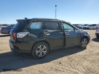 2019 Nissan Pathfinder SV with VIN 5N1DR2MM8KC586105, listed as a Copart auction lot 43481885 with 98,489 mi miles and Salvage Title. Bid and sale history available at carsss.com. Image 3.