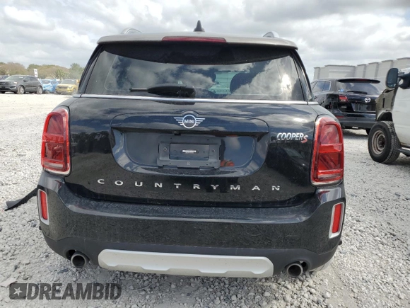 2022 MINI Countryman Cooper S with VIN WMZ53BR07N3P17772, listed as a Copart auction lot 53983525 with Not provided miles and Salvage title. Bid and sale history available at DreamBid. Image 6.