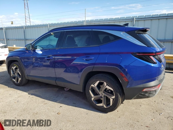2022 Hyundai Tucson Limited with VIN 5NMJECAEXNH157589, listed as a Copart auction lot 46802505 with 16,702 mi miles and Salvage Title. Bid and sale history available at carsss.com. Image 2.