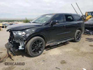 2017 Dodge Durango GT z VIN 1C4RDJDG0HC824003, wystawiony jako Copart lot #57497625 z przebiegiem 74 722 mil mil oraz Szkoda całkowita • Salvage title. Historia ofert i sprzedaży dostępna na DreamBid. Obrazek 1.