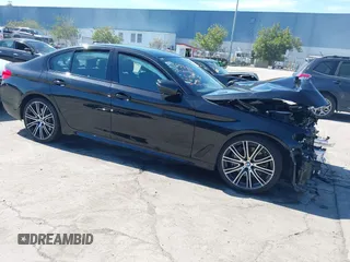 2020 BMW 5 Series 540i with VIN WBAJS1C01LWW82966, listed as a IAAI auction lot 41883747 with 53,813 mi miles and . Bid and sale history available at DreamBid. Image 1.
