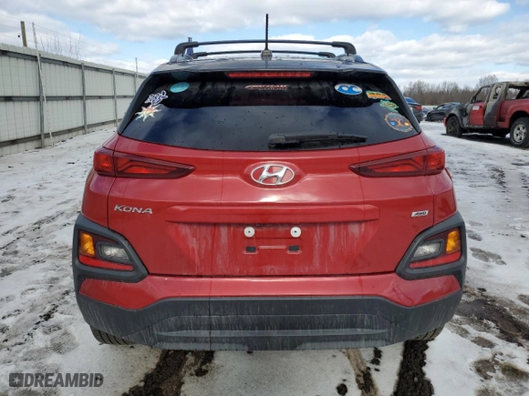 2019 Hyundai Kona SEL with VIN KM8K2CAA0KU347895, listed as a Copart auction lot 44376425 with 80,337 mi miles and Salvage Title. Bid and sale history available at carsss.com. Image 6.