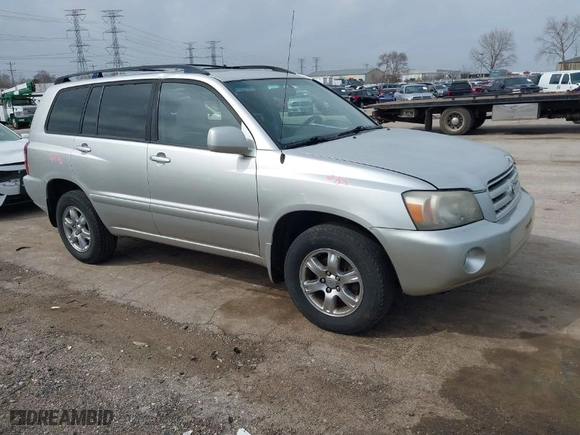 2006 Toyota Highlander w/3rd Row with VIN JTEEP21A160167427, listed as a IAAI auction lot 41815991 with 308,542 mi miles. Bid and sale history available at carsss.com. Image 1.