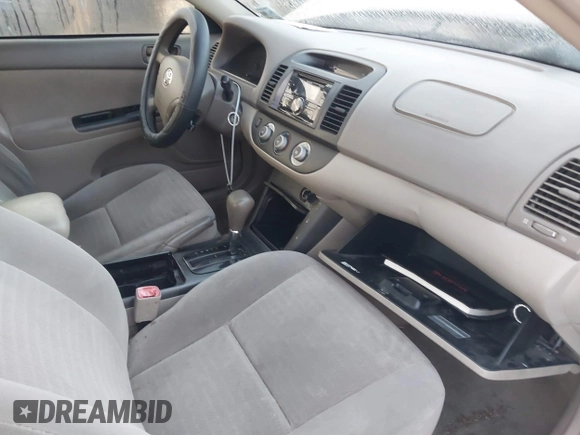 2005 Toyota Camry STD with VIN 4T1BE32K55U019844, listed as a IAAI auction lot 41766436 with 203,251 mi miles and . Bid and sale history available at DreamBid. Image 5.