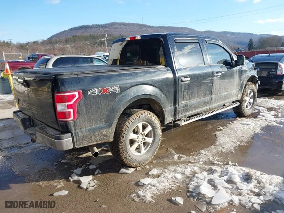 2018 Ford F-150 XL with VIN 1FTEW1E5XJFC12563, listed as a IAAI auction lot 41541523 with 132,642 mi miles. Bid and sale history available at carsss.com. Image 4.