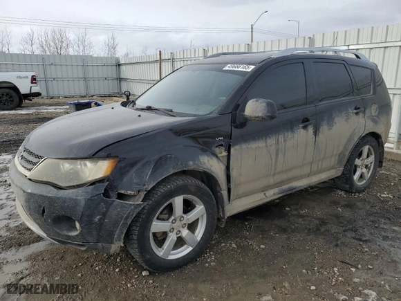 2009 Mitsubishi Outlander XLS with VIN JA4MT41X19Z602887, listed as a Copart auction lot 49666165 with 312,512 mi miles and Salvage Title. Bid and sale history available at carsss.com. Image 1.