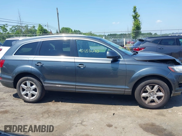 2015 Audi Q7 Premium Plus with VIN WA1LGAFEXFD026148, listed as a IAAI auction lot 42558640 with Not provided miles and . Bid and sale history available at DreamBid. Image 13.