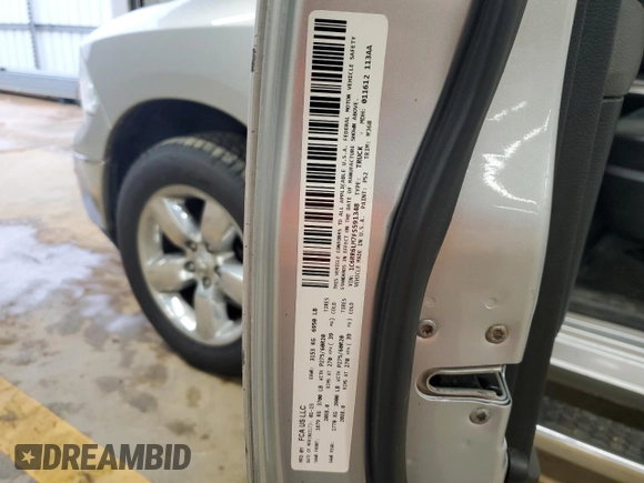 2015 Ram 1500 Big Horn with VIN 1C6RR6LM7FS591348, listed as a Copart auction lot 51643535 with 152,753 mi miles and Clean Title. Bid and sale history available at carsss.com. Image 12.