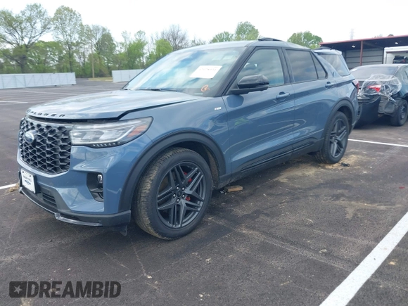 2025 Ford Explorer ST-Line с VIN 1FMUK7KH9SGA91850, выставлен на аукционе IAAI как лот 42028931 с пробегом 5 770 миль миль и . История ставок и продаж доступна на DreamBid. Изображение 17.
