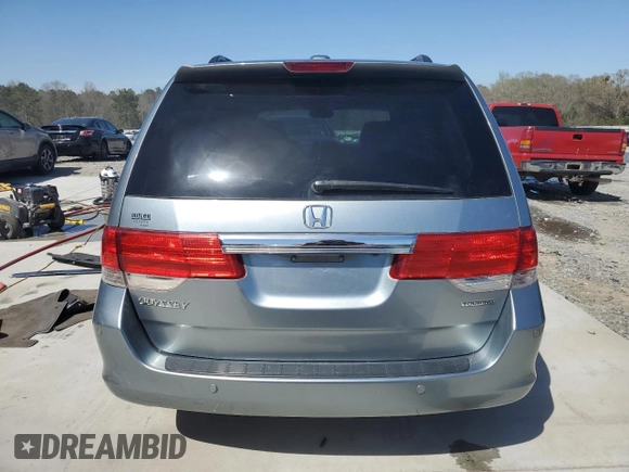 2010 Honda Odyssey Touring with VIN 5FNRL3H97AB096960, listed as a Copart auction lot 49291025 with 167,224 mi miles and Salvage Title. Bid and sale history available at carsss.com. Image 6.