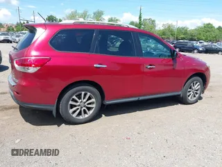 2014 Nissan Pathfinder SL z VIN 5N1AR2MM0EC682138, wystawiony jako IAAI lot #42196525 z przebiegiem 89 948 mil mil oraz . Historia ofert i sprzedaży dostępna na DreamBid. Obrazek 4.