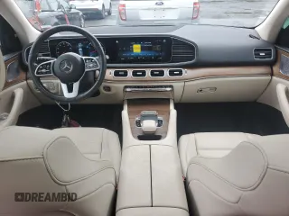 2020 Mercedes-Benz GLE 350 with VIN 4JGFB4KB5LA239208, listed as a Copart auction lot 57987375 with 54,256 mi miles and Salvage title. Bid and sale history available at DreamBid. Image 8.