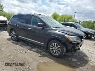 2015 Nissan Pathfinder SL with VIN 5N1AR2MMXFC676803, listed as a Copart auction lot 56932855 with 181,459 mi miles and Salvage title. Bid and sale history available at DreamBid. Image 4.