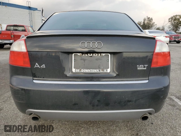 2003 Audi A4 1.8T with VIN WAULC68E03A292218, listed as a Copart auction lot 45030785 with 170,803 mi miles and Salvage Title. Bid and sale history available at carsss.com. Image 6.