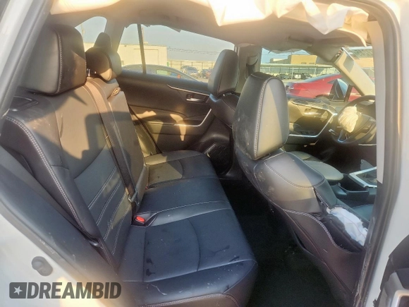 2022 Toyota RAV4 XLE Premium with VIN 2T3A1RFV7NW267132, listed as a Copart auction lot 57172245 with 21,350 mi miles and Salvage title. Bid and sale history available at DreamBid. Image 11.