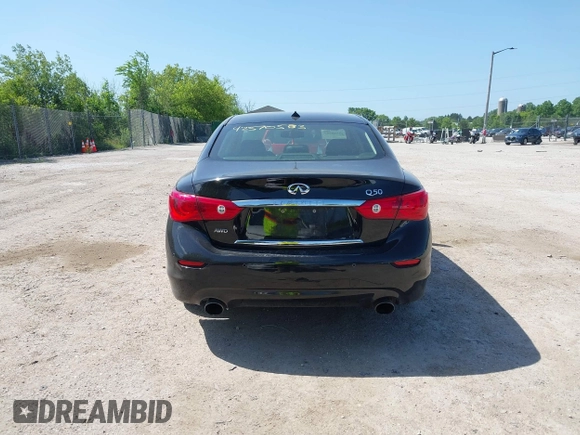 2015 Infiniti Q50 Premium with VIN JN1BV7AR4FM403290, listed as a IAAI auction lot 42570583 with 132,878 mi miles and . Bid and sale history available at DreamBid. Image 15.
