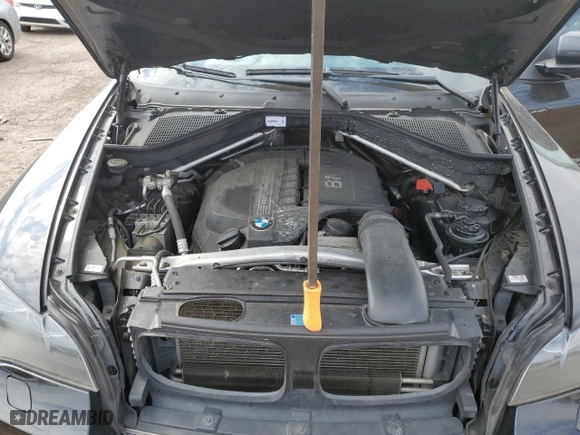 2011 BMW X6 35i with VIN 5UXFG2C55BLX06454, listed as a Copart auction lot 47657445 with 145,210 mi miles and Salvage Title. Bid and sale history available at carsss.com. Image 13.