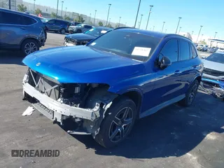 2023 Mercedes-Benz GLC with VIN W1NKM4GB1PU017705, listed as a IAAI auction lot 41741462 with 28,039 mi miles. Bid and sale history available at carsss.com. Image 2.