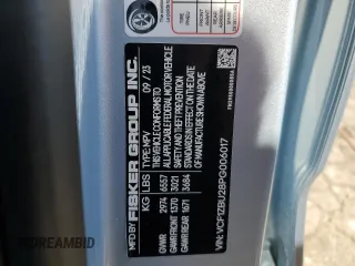 2023 Fisker Ocean One z VIN VCF1ZBU28PG006017, wystawiony jako Copart lot #68742314 z przebiegiem 4598 mil mil oraz Szkody całkowita. Historia ofert i sprzedaży dostępna na DreamBid. Obrazek 14.