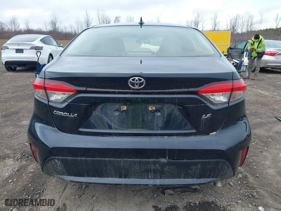 2020 Toyota Corolla LE with VIN JTDEPRAE6LJ059732, listed as a IAAI auction lot 41877377 with 70,015 mi miles. Bid and sale history available at carsss.com. Image 16.