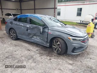 2019 Volkswagen Jetta S with VIN 3VW6T7BU2KM235197, listed as a IAAI auction lot 42424636 with 52,500 mi miles and . Bid and sale history available at DreamBid. Image 1.