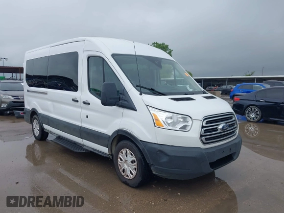 2019 Ford Transit Passenger XL with VIN 1FBAX2CM5KKA36711, listed as a IAAI auction lot 41660414 with 205,719 mi miles and . Bid and sale history available at DreamBid. Image 1.
