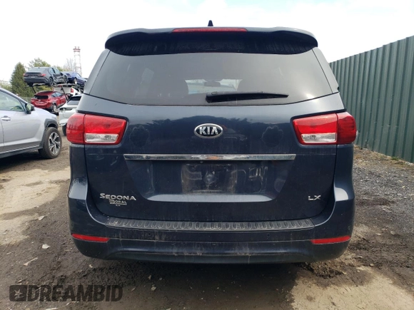 2016 Kia Sedona LX with VIN KNDMB5C13G6179266, listed as a Copart auction lot 51636305 with 127,160 mi miles and Clean Title. Bid and sale history available at carsss.com. Image 6.