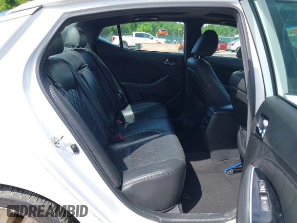2014 Kia Optima SXL Turbo with VIN 5XXGR4A62EG342201, listed as a IAAI auction lot 42344058 with 108,358 mi miles and . Bid and sale history available at DreamBid. Image 8.