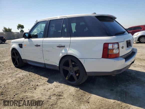 2008 Land Rover Range Rover Sport HSE with VIN SALSK25488A129239, listed as a Copart auction lot 48887535 with 205,090 mi miles and Salvage Title. Bid and sale history available at carsss.com. Image 2.