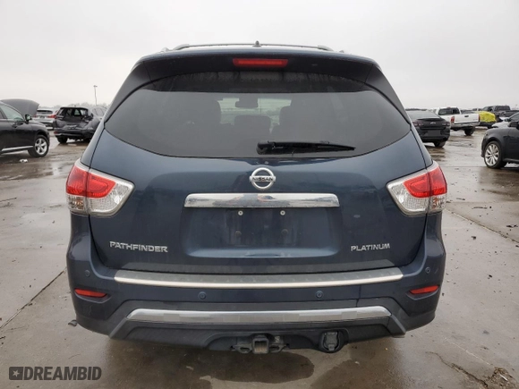 2016 Nissan Pathfinder S with VIN 5N1AR2MN4GC600665, listed as a Copart auction lot 43469755 with 99745 miles and Salvage Title. Bid and sale history available at carsss.com. Image 6.