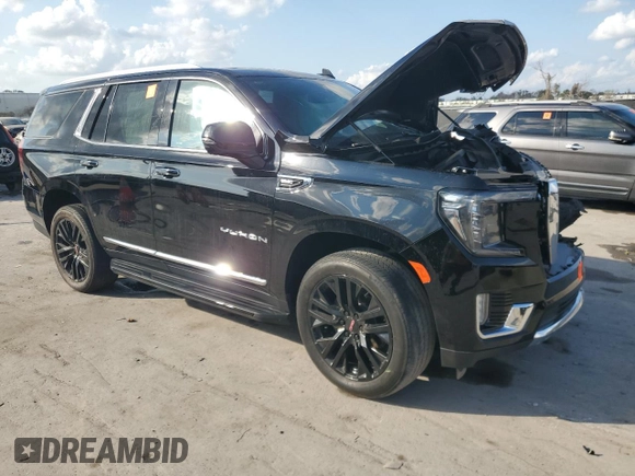 2022 GMC Yukon SLT with VIN 1GKS2BKDXNR163096, listed as a Copart auction lot 43572645 with 0 mi miles and Non Repairable. Bid and sale history available at carsss.com. Image 4.
